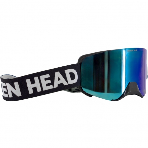 Broken Head Motocross-Brille Magnetic-Struggler Blau Verspiegelt