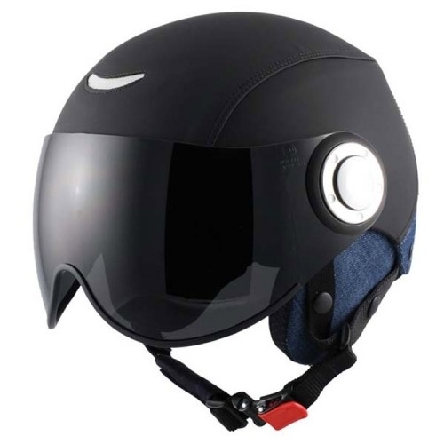 OSBE Ski-Helm Force II Leder schwarz Jeanslook (S)