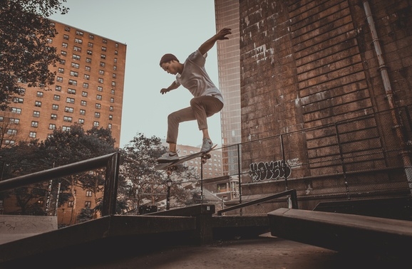 NYC Skateboarder