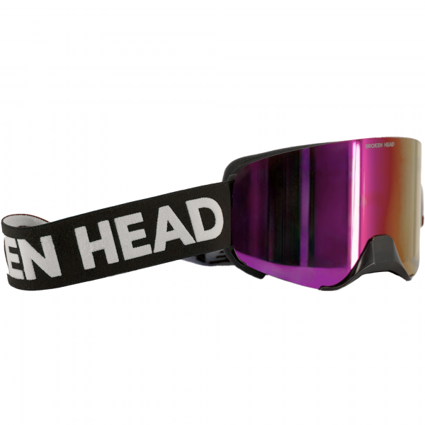 Broken Head Motocross-Brille Magnetic-Struggler Pink Verspiegelt