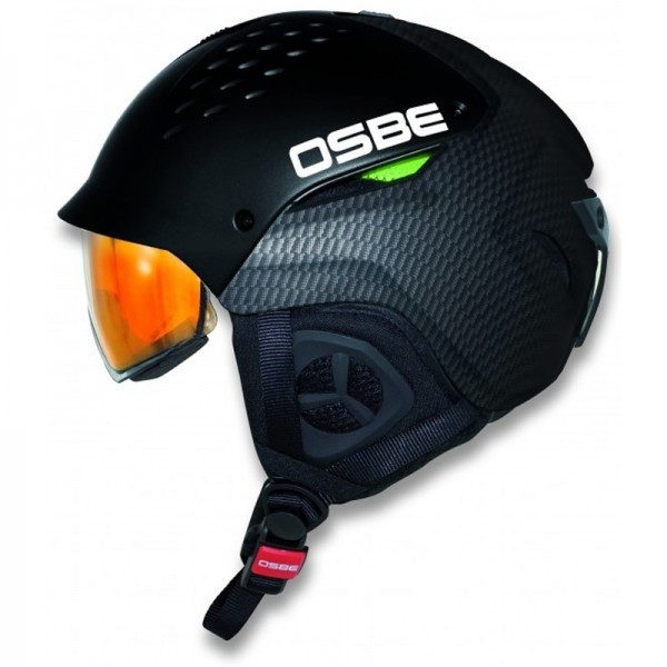 OSBE Hybrid carb-black Skihelm mit Visier selbst-tönend